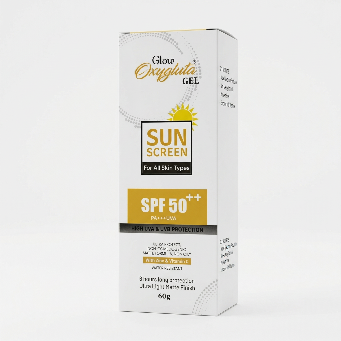 Oxygluta Sun Screen Gel