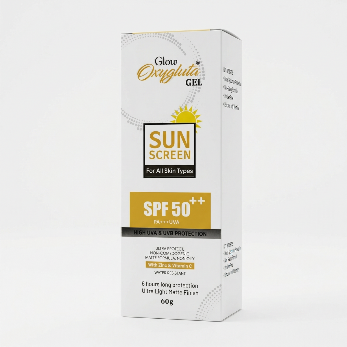 Oxygluta Sun Screen Gel